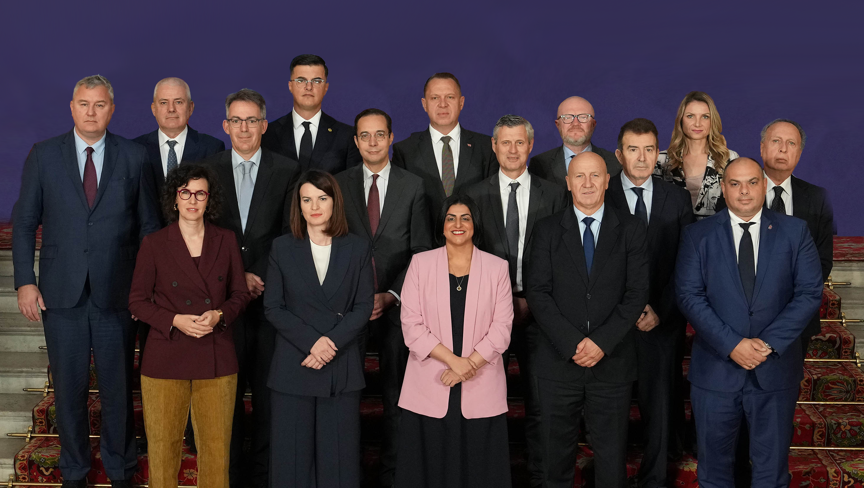 Ministers of Interior and Security from the Western Balkans, the United Kingdom, and representatives of the European Union at the Berlin Process Summit 2025 (Photo credits: berlinprocess.de/en/interior-ministers)