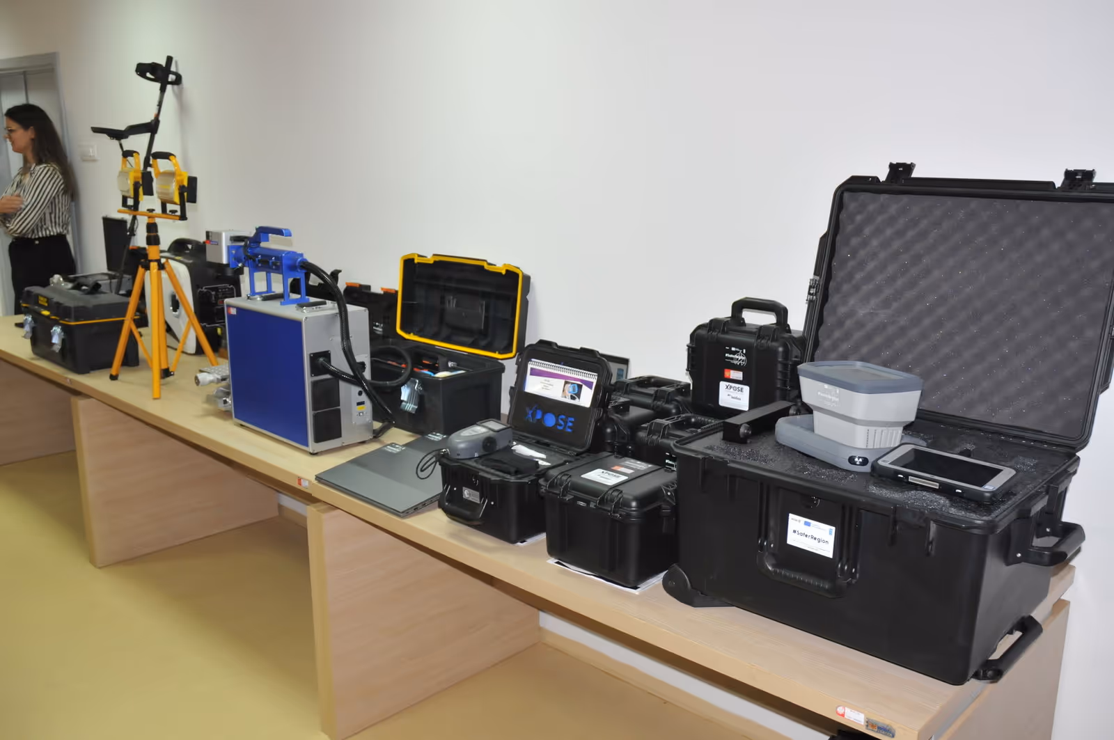 A handover ceremony marking the delivery of a major donation of specialized equipment valued at USD 320,000 to Montenegro’s Police Directorate