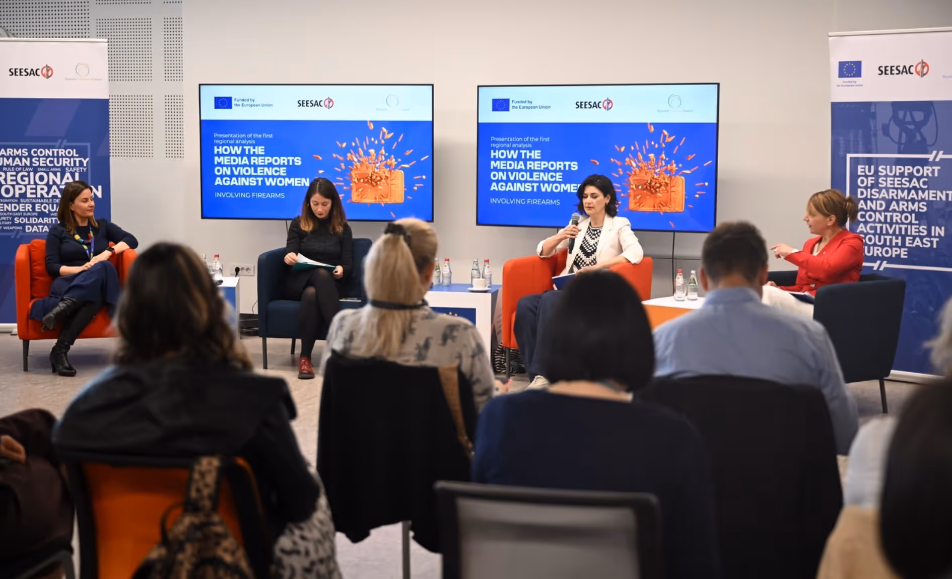 Presentation of the key findings and recommendations from the Analysis of Media Reporting on Firearms Misuse in Male Gender-Based Violence Against Women.